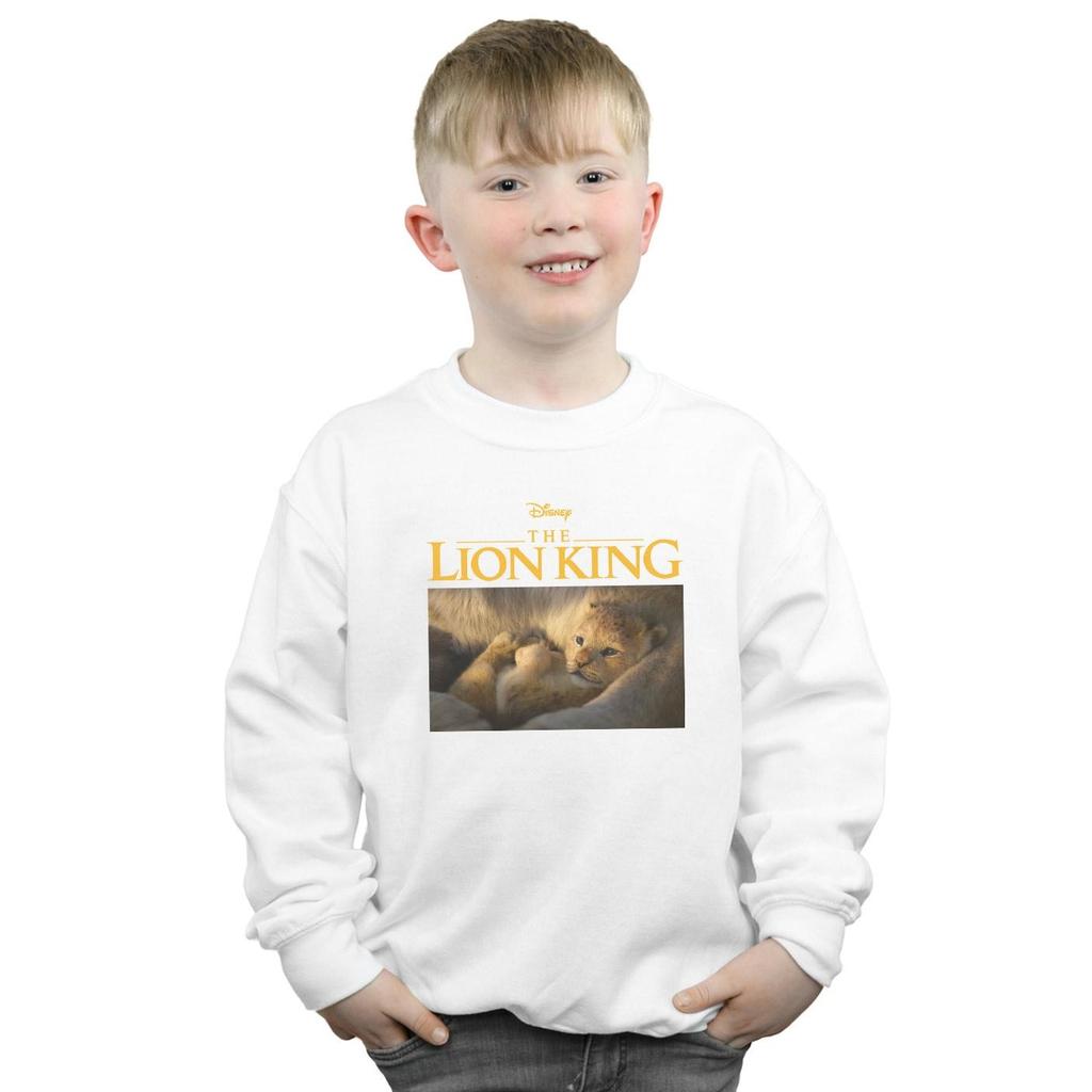 Disney Boys The Lion King Movie Baby Simba Photo Sweatshirt