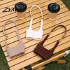 Anti Scald Milk Tea Cup Protector Plush Coffee Sleeve, Hand Strap Soft Insulated Holder, Cute Holder for Women Retro Style Warmer Sleeve Autumn