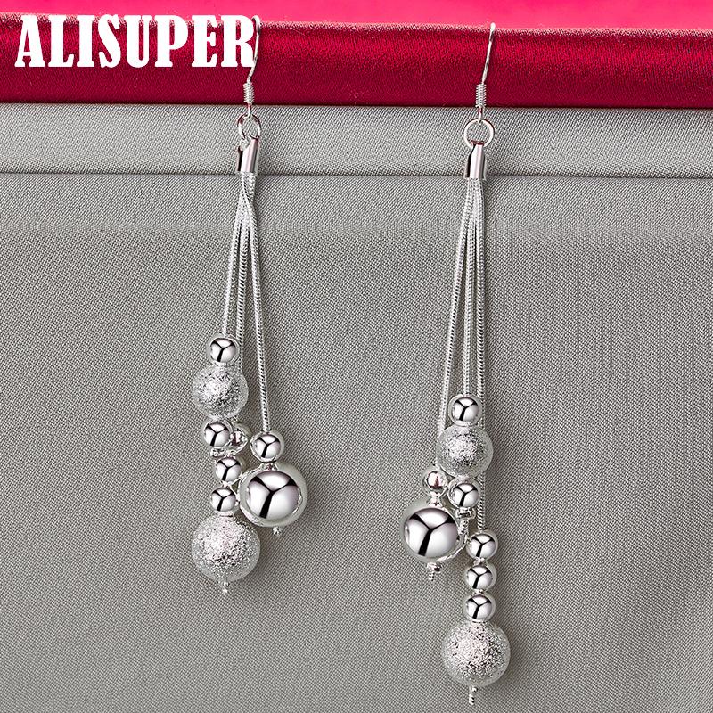 Argint 925 neted mat margele cercei bijuterii