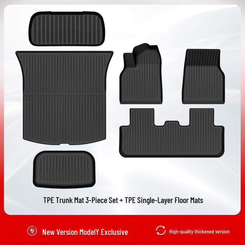 Tesla Model Y 3-Piece Front & Rear Trunk Mat Set (Refresh 25)