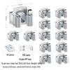 Stainless Steel Wall-Mounted Mop and Broom Holder, Punch-Free Clip for Bathroom Storage