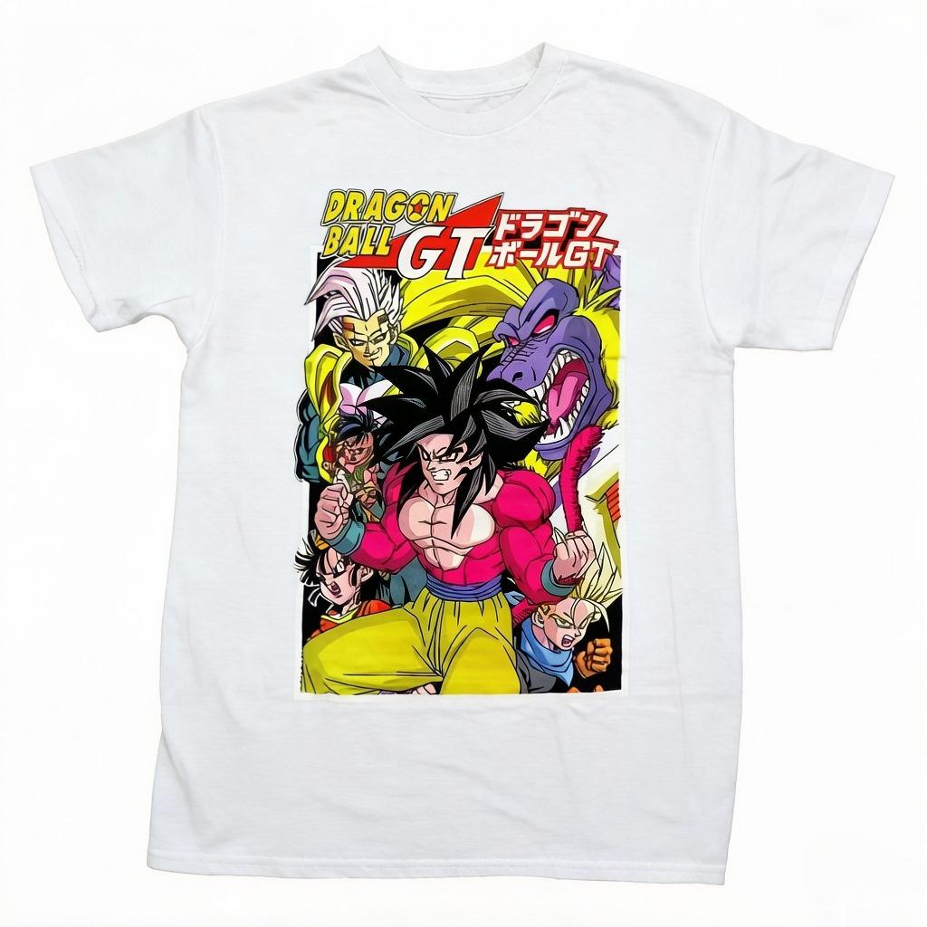Summer 2026 Dragon Ball GT Return High Quality Cotton Casual Super Saiya 4 Print Unisex Tshirt for Children