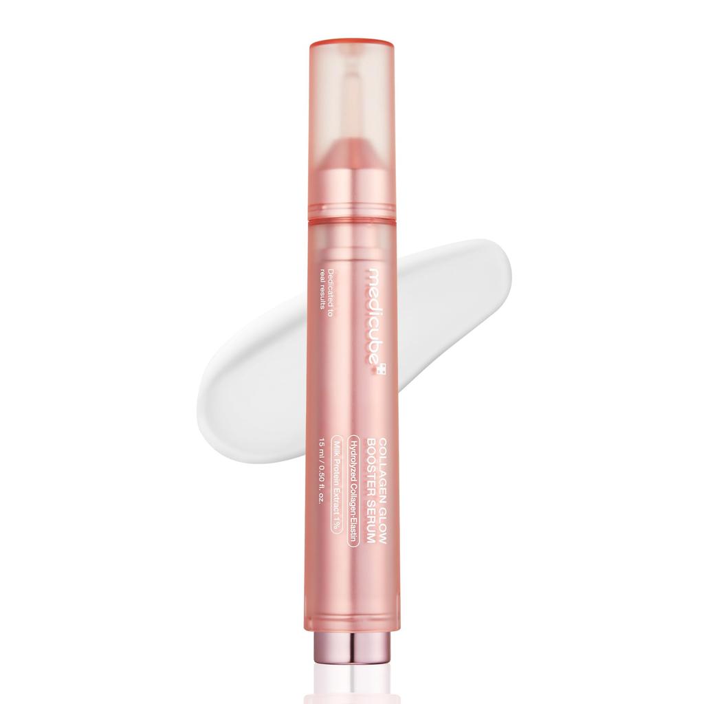 Medicube Collagen Glow Booster Serum, Plump and Rich in Peptides, Anti-Wrinkle, Hydrated Skin, Lifeless Skin, Extremely Dry Skin, Korean Skincare