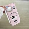 Leather Three dimensional Embroidered Dachshund Dog Suitable for Apple 15 Promax Cartoon Mobile Phone Case 14 New Model 12 Women 13 Anti Fall