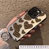 Love Leopard Print Is Suitable for Apple 15Promax Mobile Phone Case iPhone16Pro New 14 Cute 13Pro Premium.
