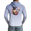 Men's UPF50+ Sun Protection Cooling Shirt Long Sleeve Hooded Outdoor Sports Fishing Stretch Lightweight Breathable Top