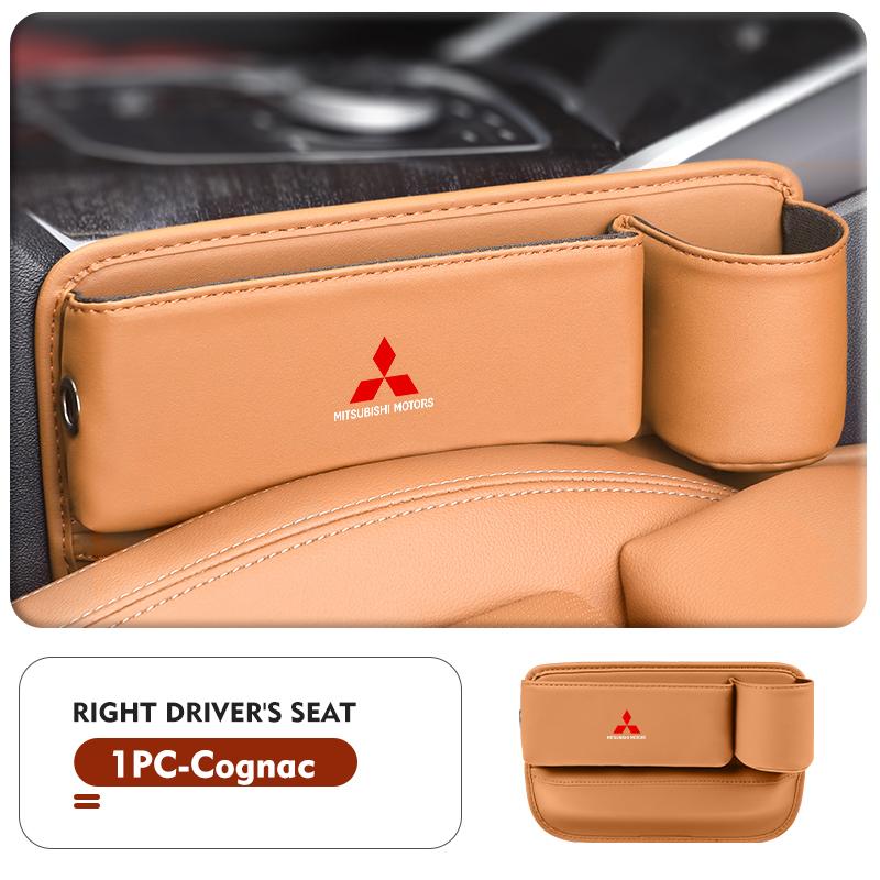 cxdjmy1 For Mitsubishi Car Seat Gap Water Cup Phone Keys Organizer Storage Holder Outlander Pajero Sport Lancer EX ASX L200 Eclipse