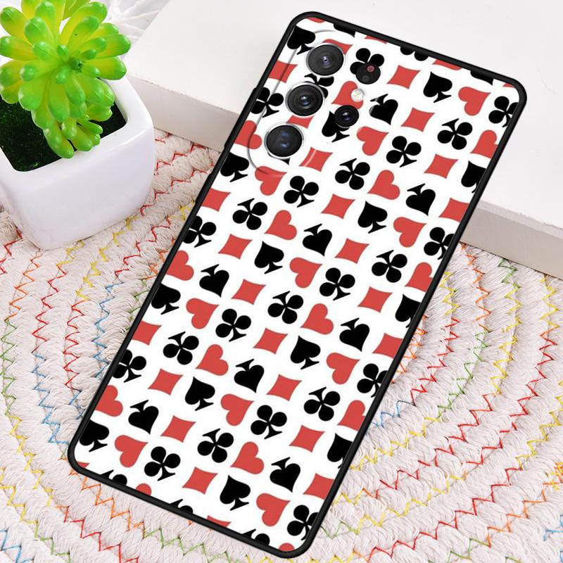 Cards Casino Ace Of Spades Phone Case for Samsung Galaxy note 10 pro S26 Ultra S23 S24 FE S25 S21 S22 PLUS shockproof Cove