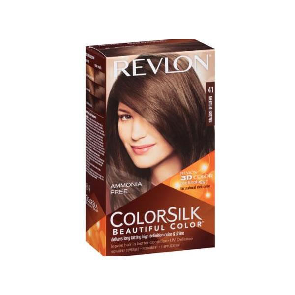 

Revlon Colorsilk без аммиака 41 средне-коричневый