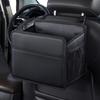 ZUKIDA Car Backseat Organizer Waterproof PU Leather Front & Rear Seat Storage Organizer Large