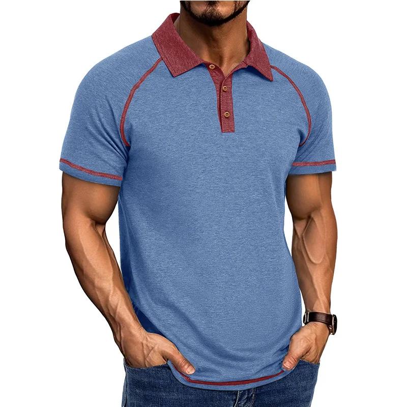 Summer Men's Polo Shirt Fashion Casual Short Sleeve Polos for Men