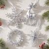 Snowflake Christmas Crystal Pendants Acrylic Hanging Ornaments Christmas Tree Ornaments Christmas