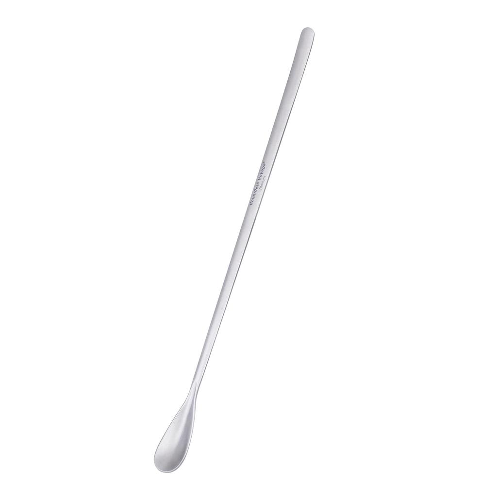 Boundless Voyage Titanium Muddler Parfait Spoon for Ice and Sweets Ti1035T Spoon, Coffee, Cream, Cocktails, (22.8cm)