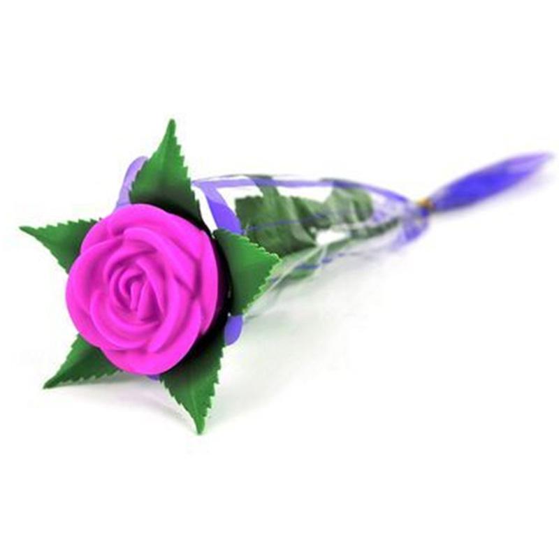 

Glow In Dark Artificial Vivid Rose Flower Holiday Romantic Bunch Rose With Led Light Bulbs Valentine Gift For Girlfriend Wife фіолетовий