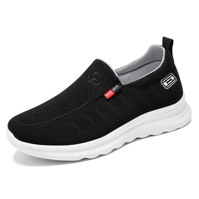 

Обувь Мужская весенняя новая мужская обувь Ленивая обувь Дышащая и не вызывающая запаха обувь из ткани 39