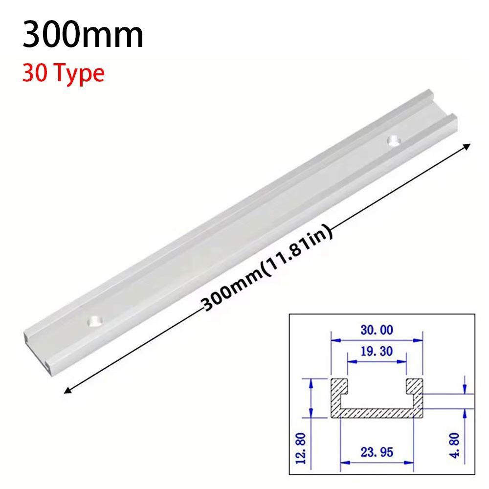 1 Stück Aluminiumlegierung T-Nut Schiebeführungsschiene Holzbearbeitungsbank T-Nut Langlebige T-Nut Schiene
