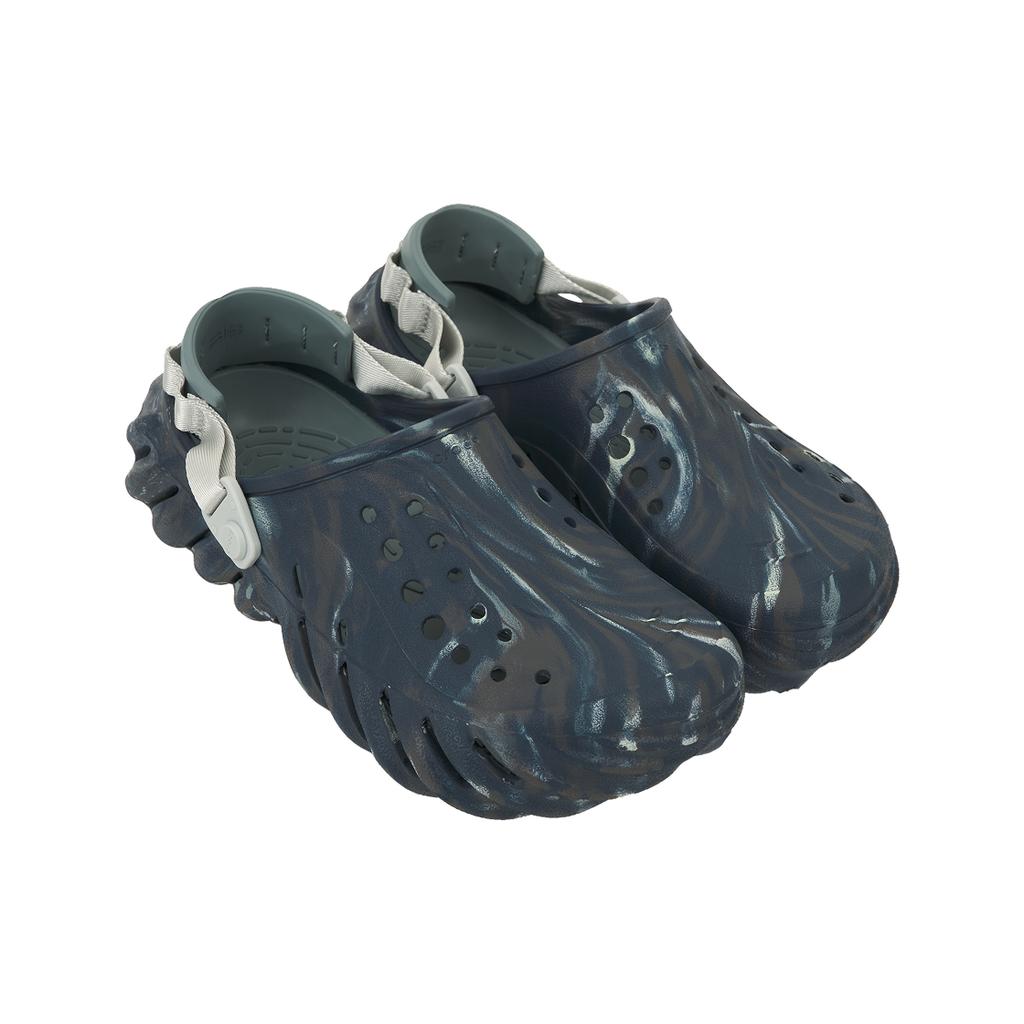 Crocs Zoccoli Leggeri Traspiranti con Motivo Marmo Calzature Unisex Blu Profondo 208454-0LE