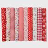 100-Color Patchwork Cloth Set: Floral, Plaid & Polka Dot Plain Weave Cotton for DIY Crafting