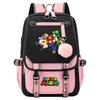 Super Printed Usb Teen Student School Bag Men'S And Women'S Casual Webbing Flip Backpack