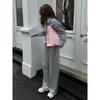 European and American Fashion Pearlescent Sequins Straight Mop Pants Fashion Sequin Straight Leg Pants