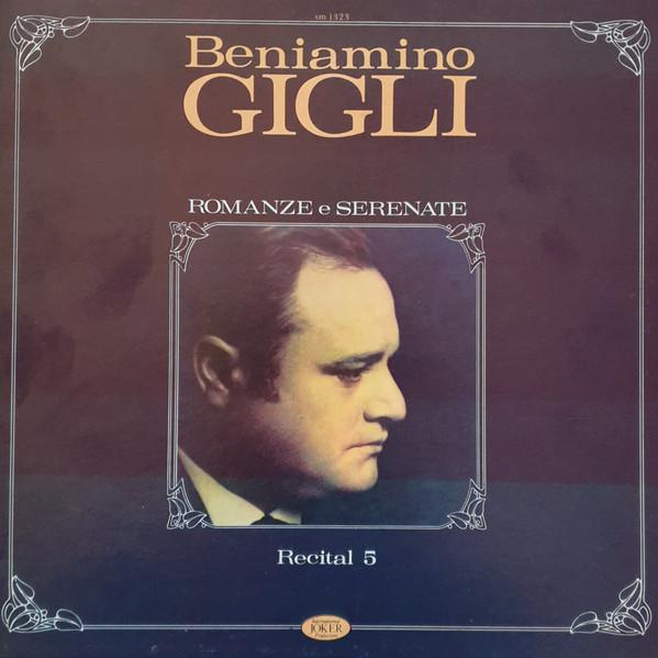 

LP Record BENIAMINO GIGLI - Recital 5 - Romanze E Serenate SM1323 International J 1983 Italy Classical Used