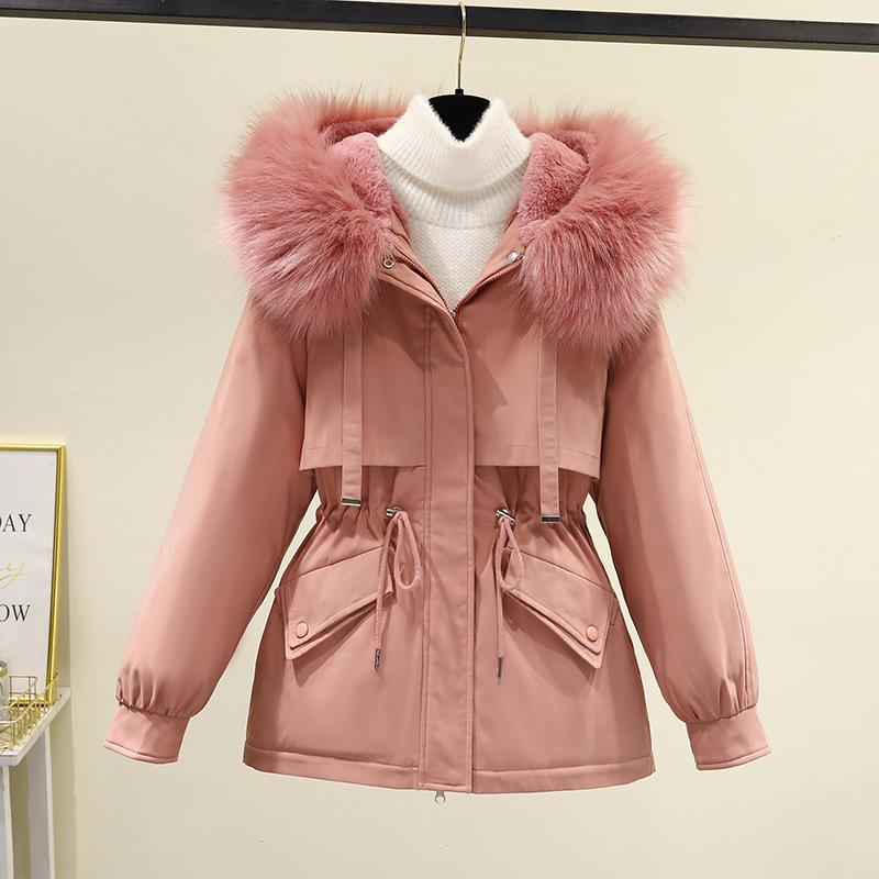 

Anti-season down cotton-padded clothes for women s winter new loose cotton-padded clothes, short down pie to overcome the cotton-padded jacket. 3XL recommends 155-85kg