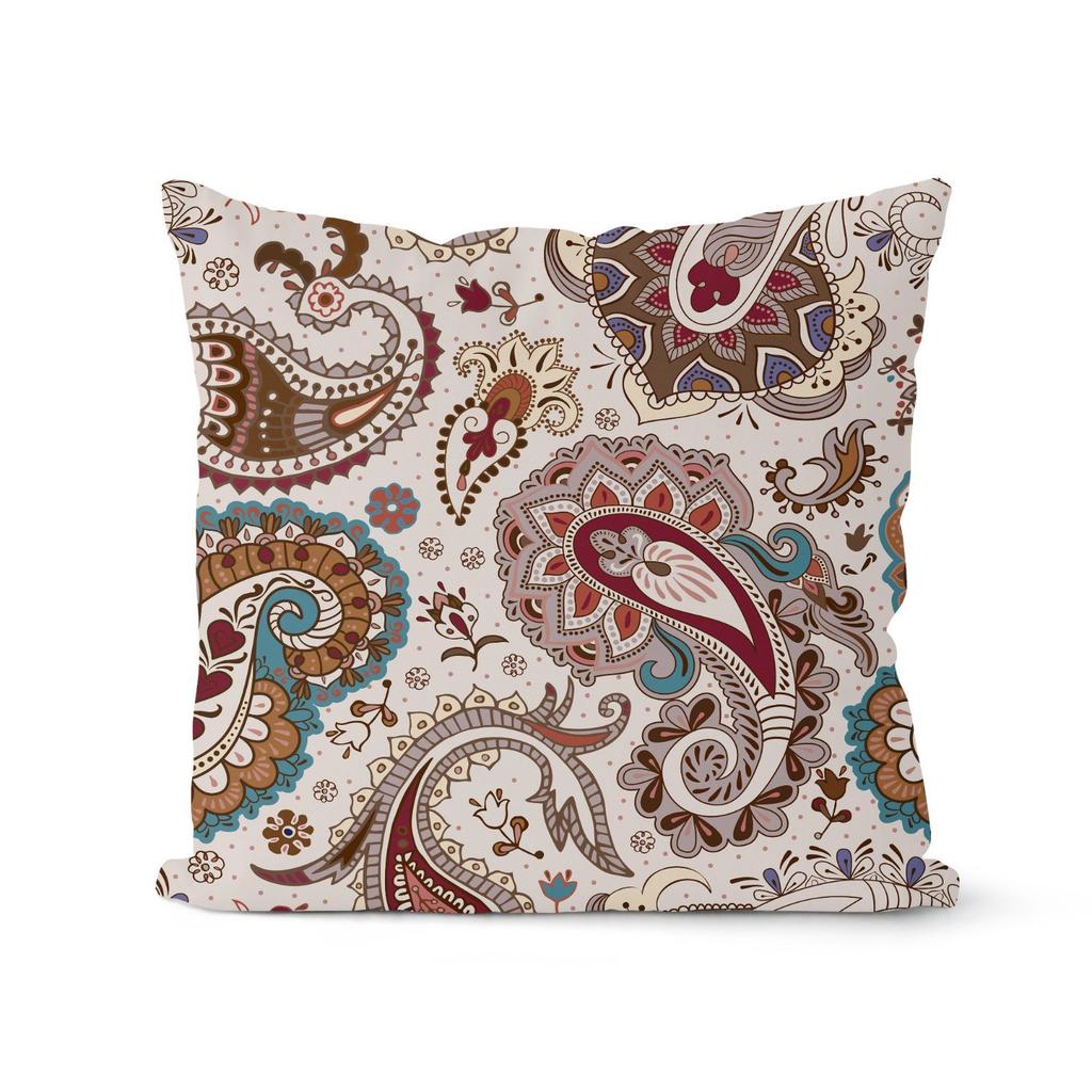 Retro Abstrakt Geometrisch Ethnisch Stil Kissenbezug Weiche Einrichtung Amerikanischer Sommer Sofakissen