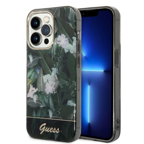 Guess Guhcp14Xhgjgha Iphone 14 Pro Max 6,7 Zielony/Green Hardcase Jungle Collection