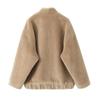 2026 Fall and Winter Women's Comfortable Casual Lazy Style Loose Fleece Pilot Jacket Coat