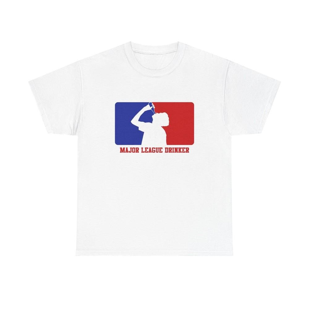 Major League Drinker Graphic T Shirt Funny Beers Unisex Heavy Cotton Tee Unisex T-Shirt XXXXL