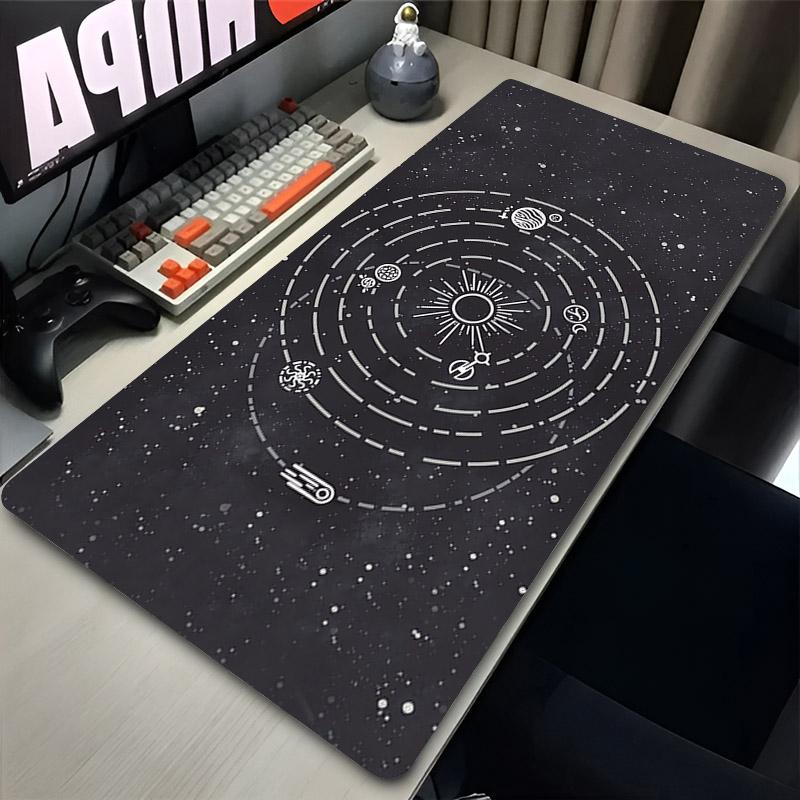 Large Mouse Pad Outer Wilds Laptop Gamer Desk Mat Rubber Extended Keyboard Rug Gaming Accessories Pc Mousepad Oversize Table Pad