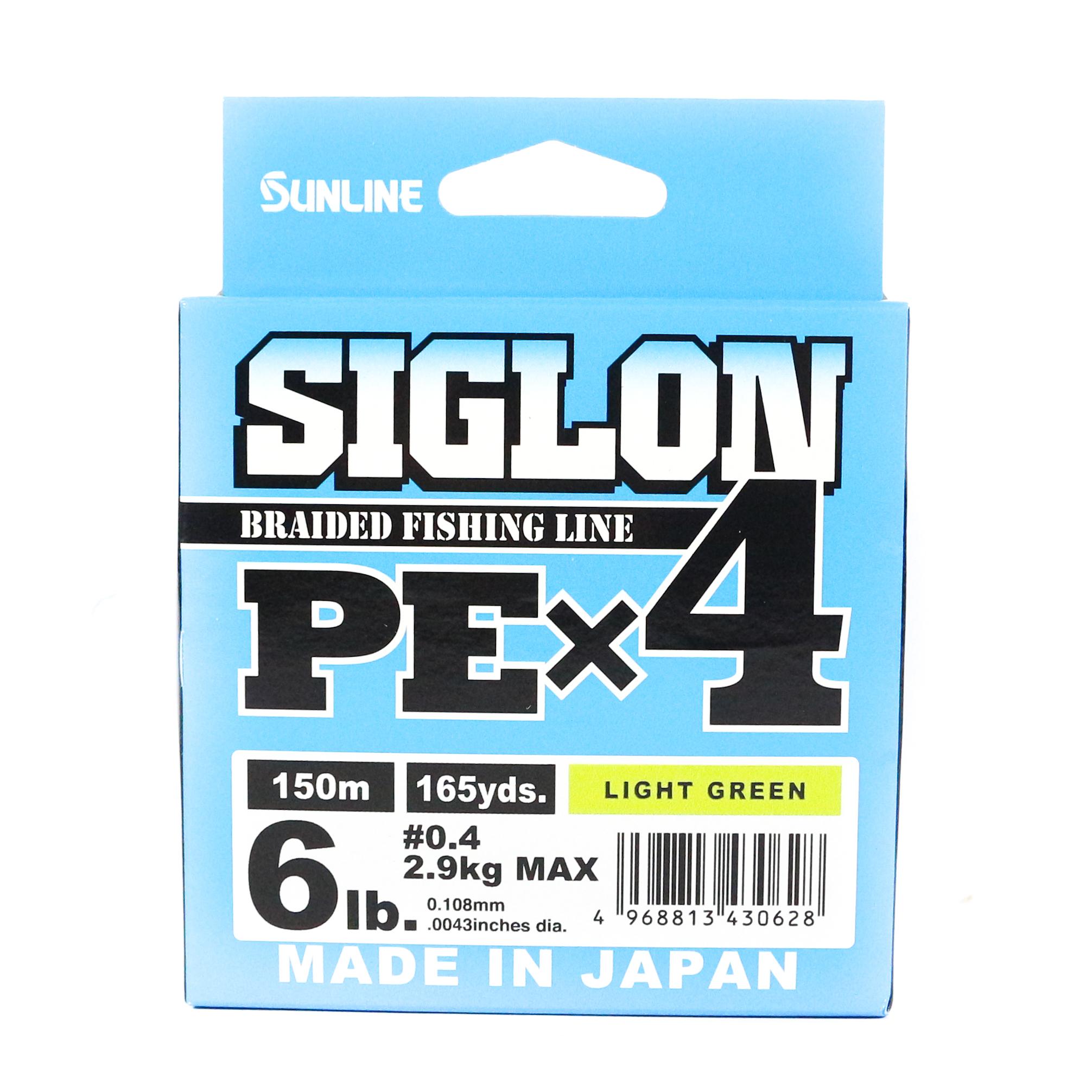

Sunline PE Line X4 Siglon 150M PE 0,4 6 фунтов лаймово-зеленый (0628)