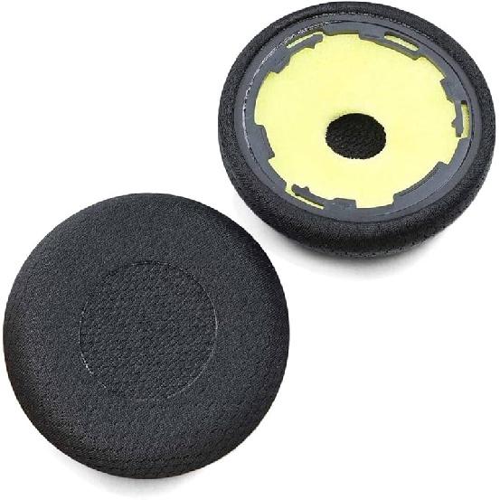 Replacement Ear Pads Cushions Cover Repair Parts Compatible with Jabra Evolve 75 75+ / 75 UC / 75MS (Protein Leather earpads.) mesh earpad