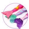 35CM Mini Colorful Glare Music Mermaid Princess Doll Girls Toy 3D Big Eyes BJD Princess Full Outfits  Dresses Collection Childrens Doll Gift
