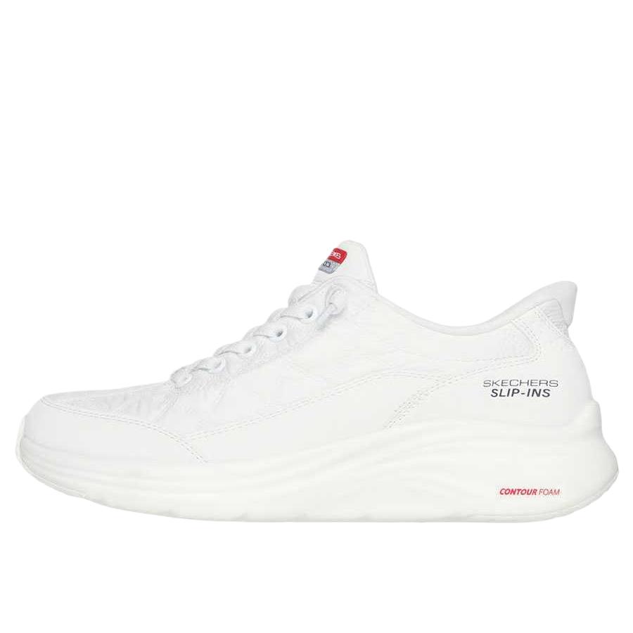Skechers Contour Foam - Cozy Fit Comfortable Stylish Soft Low Top Casual Shoes Women sneaker White 150404-WHT 35