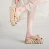 7Cm thick-soled slippers women's summer outer wear height-increasing muffin-soled sandals new women's sandals going out