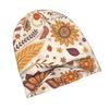 2D Flat Printing Mandala Flowers Pattern Modern Adult Beanie Designed To with Laid-Back Street Style Or Elevate Easy Outfits with Understated Edge
