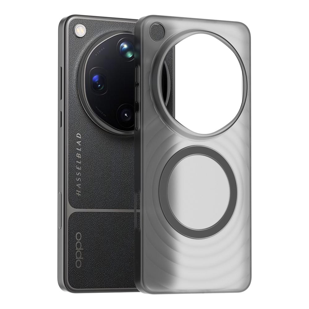 Luxury Translucent Ripple Pattern PP Phone Case for VIVO X300 Ultra for Magsafe Magnetic Charge Shockproof Ultra Thin Back Cover