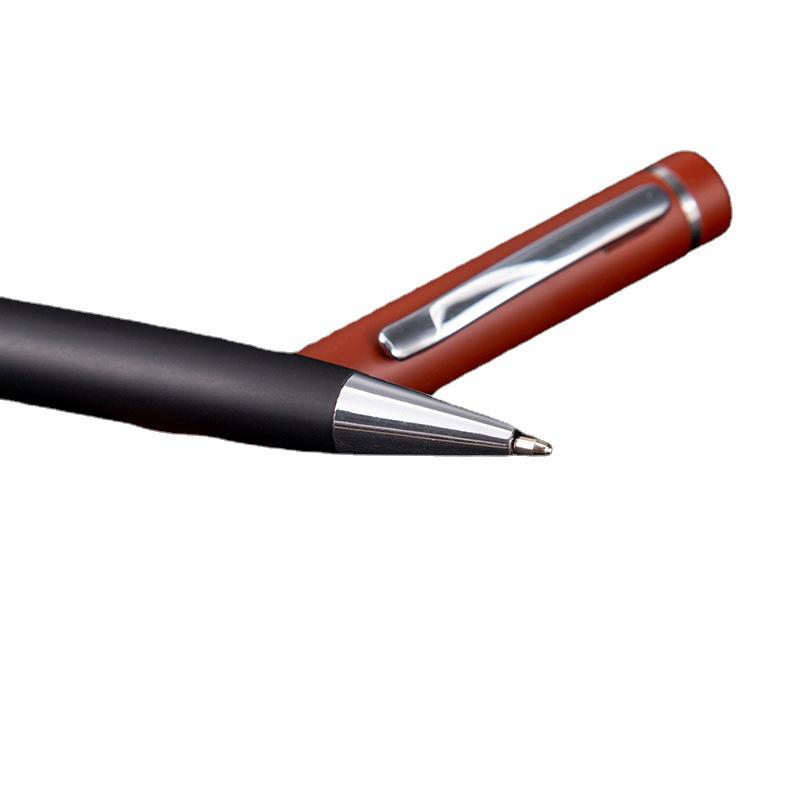 Anpassningsbar metallkulspetspenna: Snygg design för affärer, skrivande och reklam med anpassningsbara logotyper