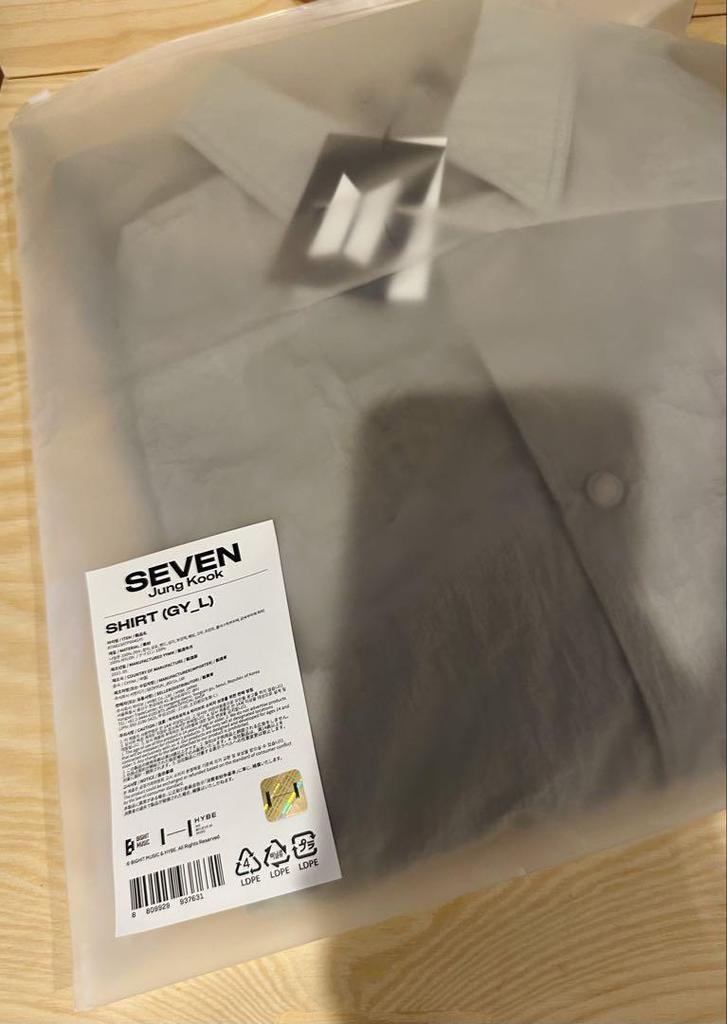 [USED] BTS Jungkook JUNGKOOK SEVEN Shirt Size L