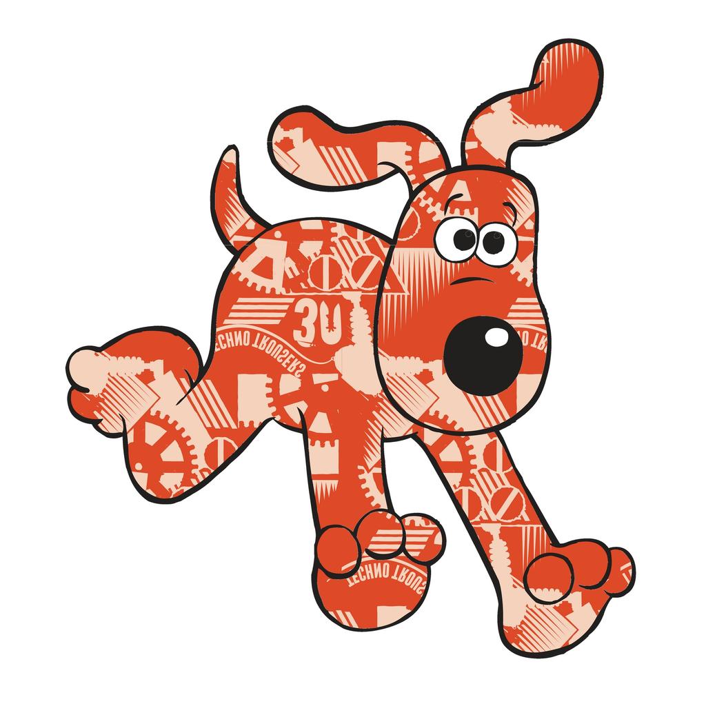 Wallace and Gromit Unisex Adult Gears T-Shirt