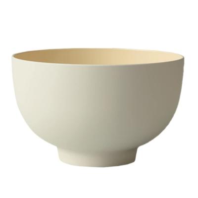 Takenaka DONBURI Round Bowl, Dry Lacquer, Made In Japan, Light Gray, Approx. 15.6 X 9.6cm, T-26625