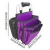 Hairdresser Bag Barber Case Large Capacity Comfortable Handle Professional Handbag Smooth Zipper