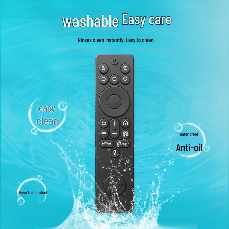 TCL Thunderbird Remote Control Silicone Protective Cover, Crane 6 Pro, Thick Transparent Full-Body Dustproof Q10K Shell.
