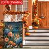 2D Flat - 2D Flat Thanksgiving Navigation Pumpkin Lantern Garden Flag 1 (3) Outdoor Garden Flag Double-Sided Home Decoration Courtyard Decoration Out