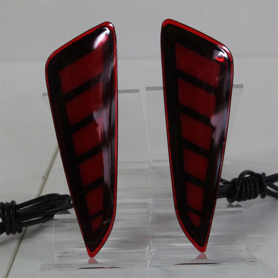 For 2016-2020 Toyota C-HR CHR LED Rear Fog Lights Tail Bumper Brake Light 3Pcs