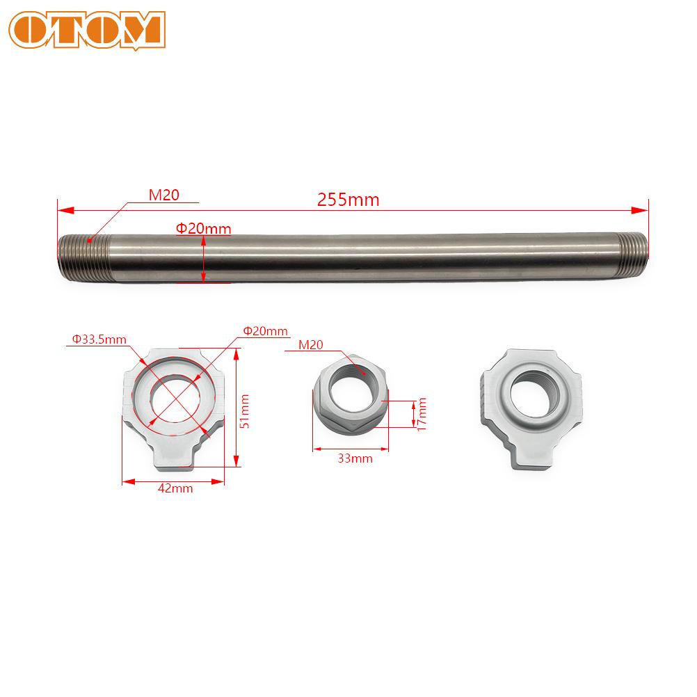 For KTM SX85 Rear Axle with Nut Axle Block Motorcycle Accessories Freeride 250 F HUSQVARNA TC85 GASGAS MC85