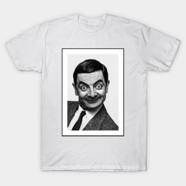 Asian Size Cotton Unisex Tshirt Print T-shirt Rowan Atkinson Mr Bean Funny T-shirt No-Cut Print Regular Fit