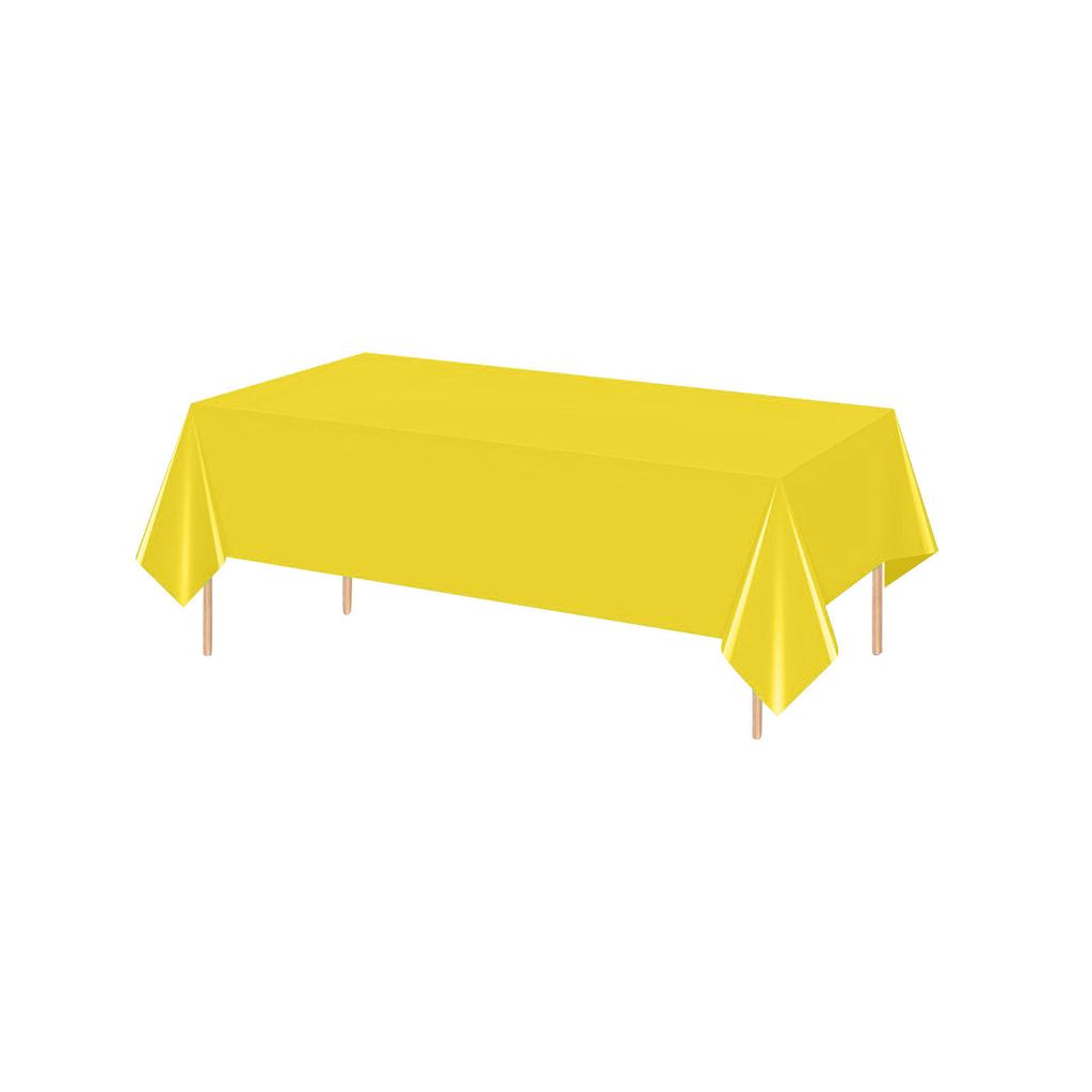 Disposable PEVA Thickened Plastic Rectangular Tablecloth Party Supplies