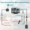 10'' Wireless Monitor AI Blind Spot Radar BSD Alarm DVR Recorder Touch Screen Backup Camera For Truck/Trailer/Bus/RV/Pickups/SUV